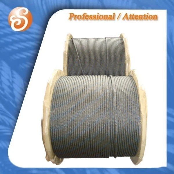 Hot Dipped Galvanized Steel Wire Rope 6x19S+IWRC 10mm